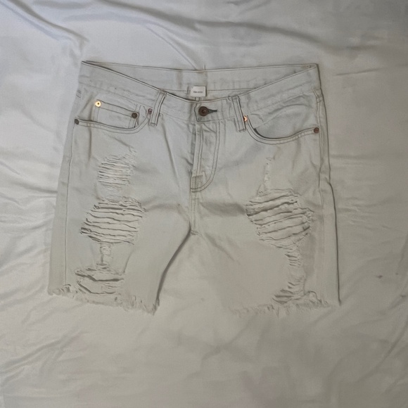 NSF Distressed Bermuda Denim Short - Picture 1 of 3